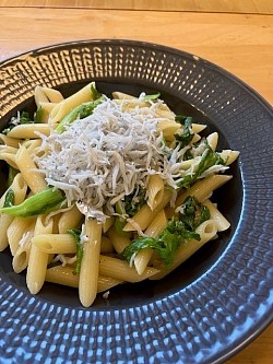 釜揚げシラスのパスタ