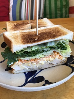 ローストチキンのサンド